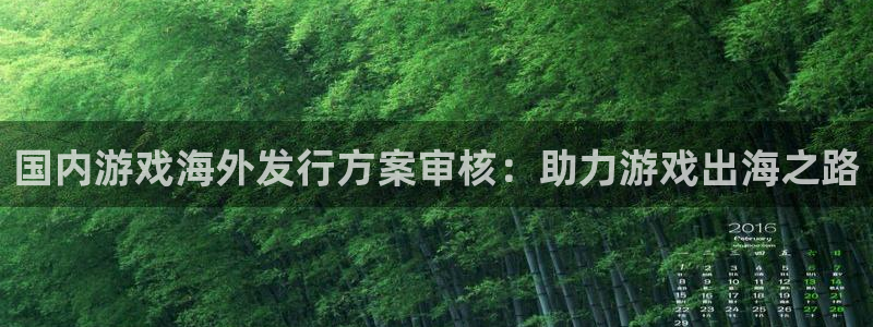 顺盈娱乐官网首页登录网址：国内游戏海外发行方案审核：助力游戏出海之路