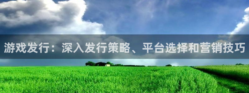 顺盈娱乐登录平台下载官网苹果：游戏发行：深入发行策略、平台选择和营销技巧